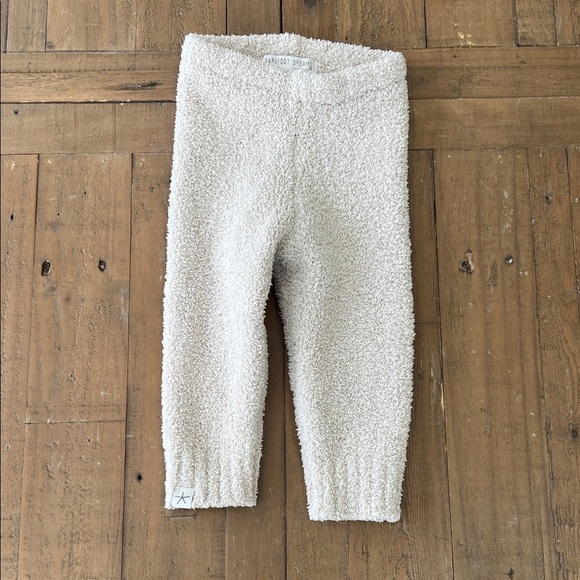 Barefoot Dreams Other - Barefoot Dreams light beige Kids joggers leggings 6-12 months cozy warm